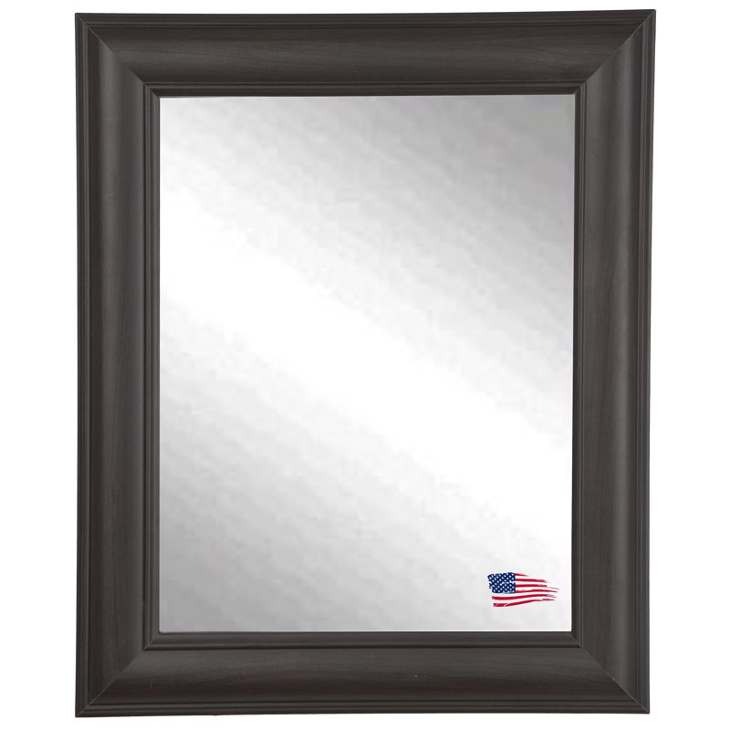 Miroir d'appoint traditionnel fabriqué à la main d'Ukiah, H 39,5 po x l 29,5 po