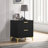 Paulk 2-drawer Nightstand Black-398696429