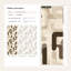 Papier peint fond blanc Mid Century Modern-2090230072