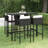 Garden Bar Set with Cushions-399935999