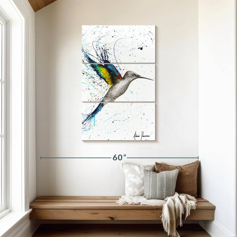 Brampt Happy Hummingbird, 45" H x 28" W