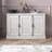 Malyha Louvered 3 Door Wide Sideboard