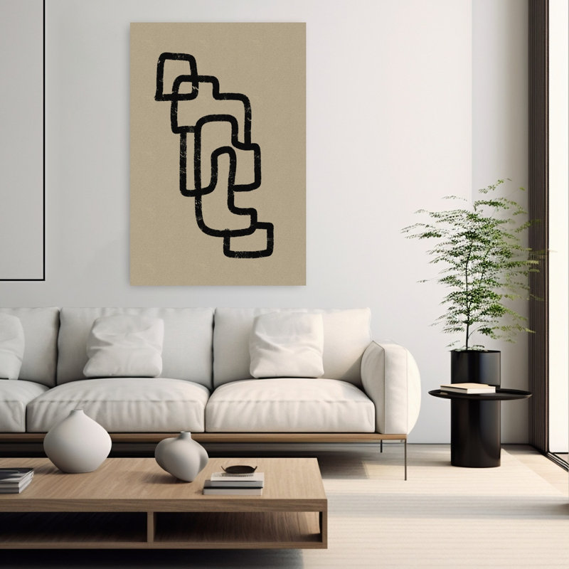 Art contemporain, art contemporain abstrait, H 60 po x l 40 po