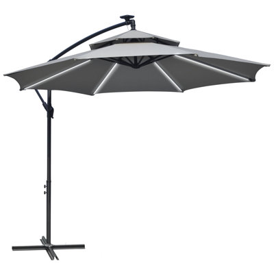 Cathey 295cm Lighted Cantilever Parasol