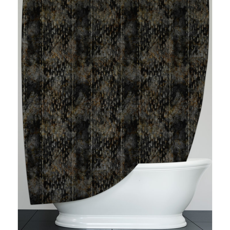 Abstract Shower Curtain, 70" H x 71" W
