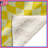 Yellow Wavy Checkerboard Blankets-128738983