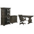 Writing Desk With Chair Lateral File Cabinet And Bookcase