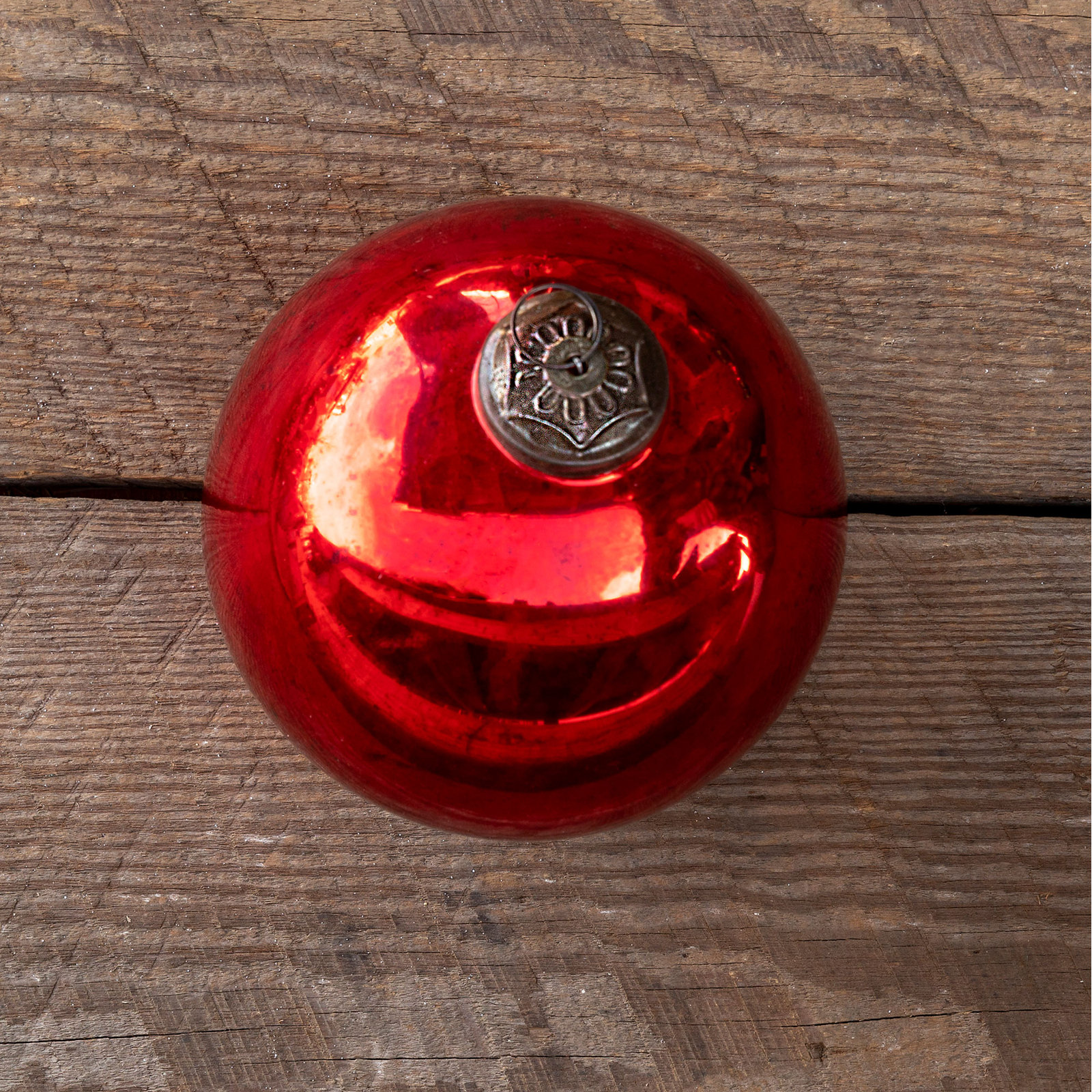 6.25'' Glass Ball Ornament, Shiny Ruby