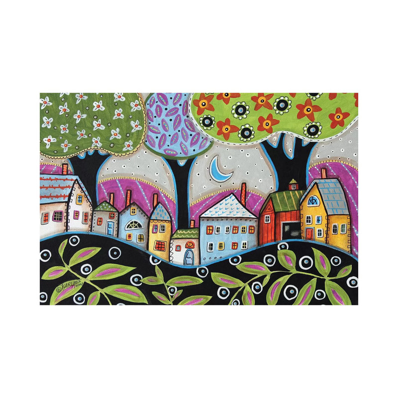 Town I by Karla Gerard - Wrapped Canvas Gallery-Wrapped Canvas Giclée