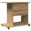  Bureau d'ordinateur compact en bois d'ingénierie chêne artisanal