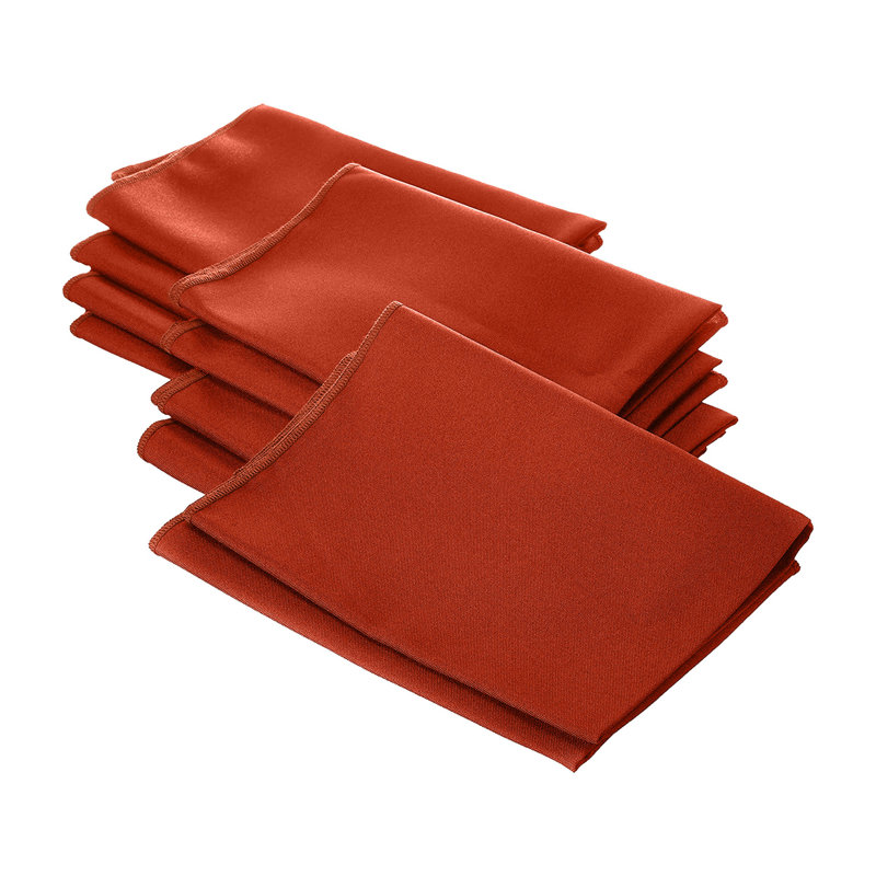 Polyester Square Napkin - Basics by Wayfair™, Teal, Set of 8
