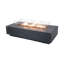 Savanah 72" Travertine Propane Fire Pit Table with Wind Guard, Burner Lid, & Tank Cover-1431144802