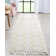 Markos Reeve Modern Chevron Zig-Zag Yellow Ivory Kids Rug