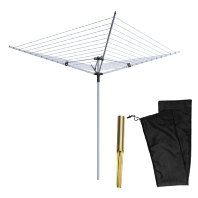 Metal Foldable Rotary / Umbrella Clothesline