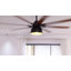 Ventilateur de plafond moderne à pales en contreplaqué de 52 po / 66 po avec ensemble d'éclairage et télécommande intelligente Bartling-1507151457