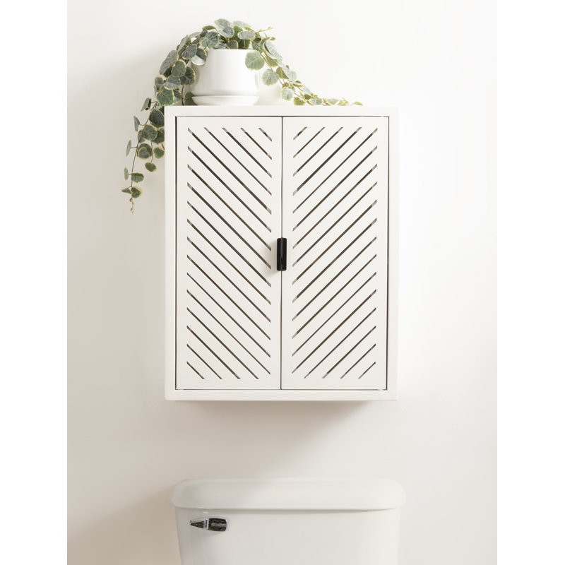 Wildon Home® Domitilla Tall 2-Door Bath Cabinet 22X28, White
