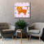 «Cute Leopard», art mural sur toile-1448818700