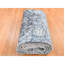Tapis gris nouvel âge en soie 12 pi x 15 pi 1 po Arnee