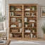 Solid Wood Shelves Bookcase