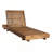 Outdoor Chaise Lounge Chair With 6-Position Adjustable Backrest,Acacia Solid Wood,Teak Color (Only Lougne Frame, Not Include Cushion)-2139081651