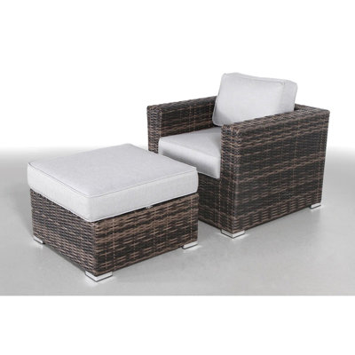Comfortable Upholstered Accent Armchair – No Assembly Required