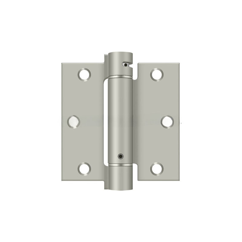 64'' x 64'' Steel Surface Mount Hinge, Brushed Nickel