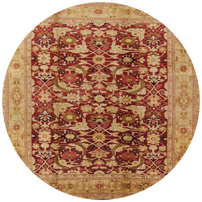 Tapis beige / rouge Snari