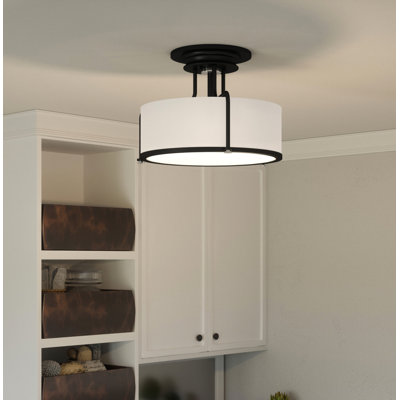 Plafonnier semi-encastré 3 lumières 17,5 po Dabira