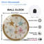 Horloge murale 12 po