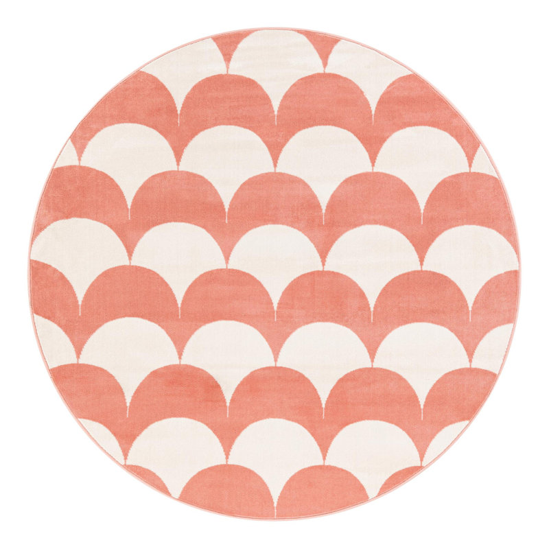 Unique Loom Arches Whimsy Kids Rug, Round 5'3"