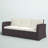 Sperry 78 " W Straight Plastic Patio Sofa with Cushions-20196089