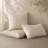 Embroidered Cotton Linen Blend Decorative Pillow Cover