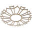 Médaillon de plafond 24 po x 24 po x 8 1/2 po x P 3/8 po Augustus-63412101-63412102