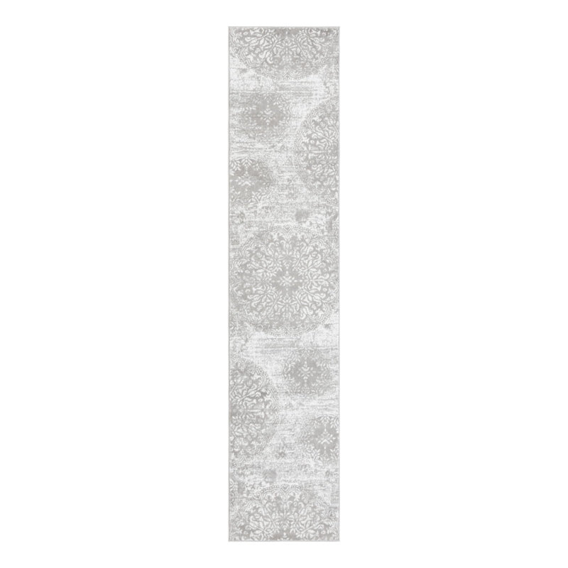 Tapis gris clair Brandt Performance, Tapis de couloir 2 pi x 9 pi 10 po, Gris clair