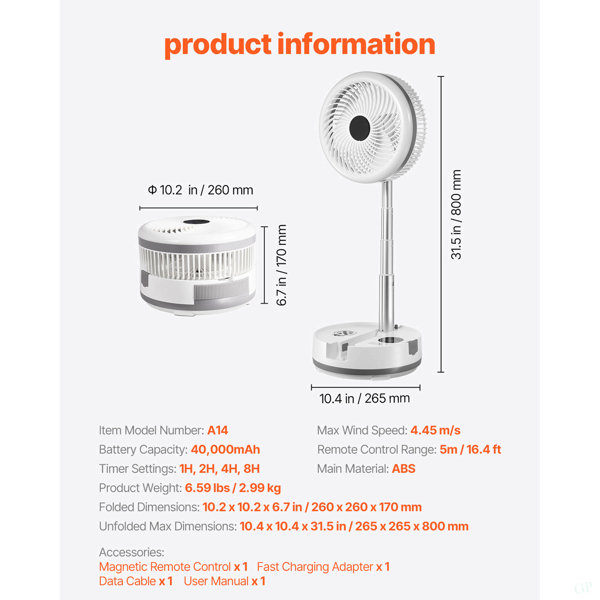 Dimensions du produit