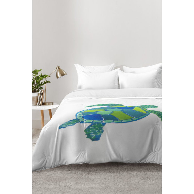 Ensemble d'édredon Sea Turtle, Édredon pour très grand lit + 2 très grandes ta