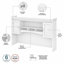 Bureau de direction en L avec huche Ozro 60W-929694436