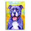 «Peppy Mauve Pitbull» par Rebecca Wang Art-1887714241