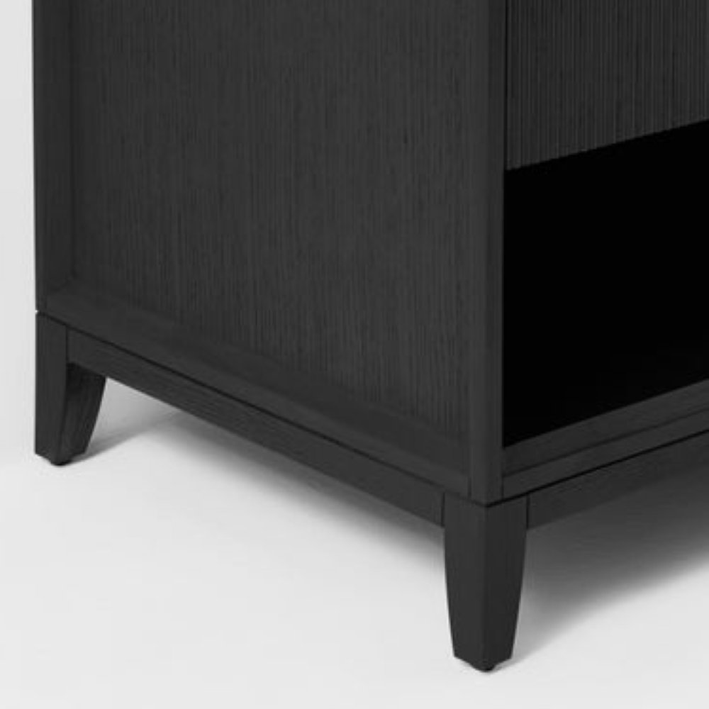 Momo Oak Single Bathroom Vanity, Black Oak, 42"