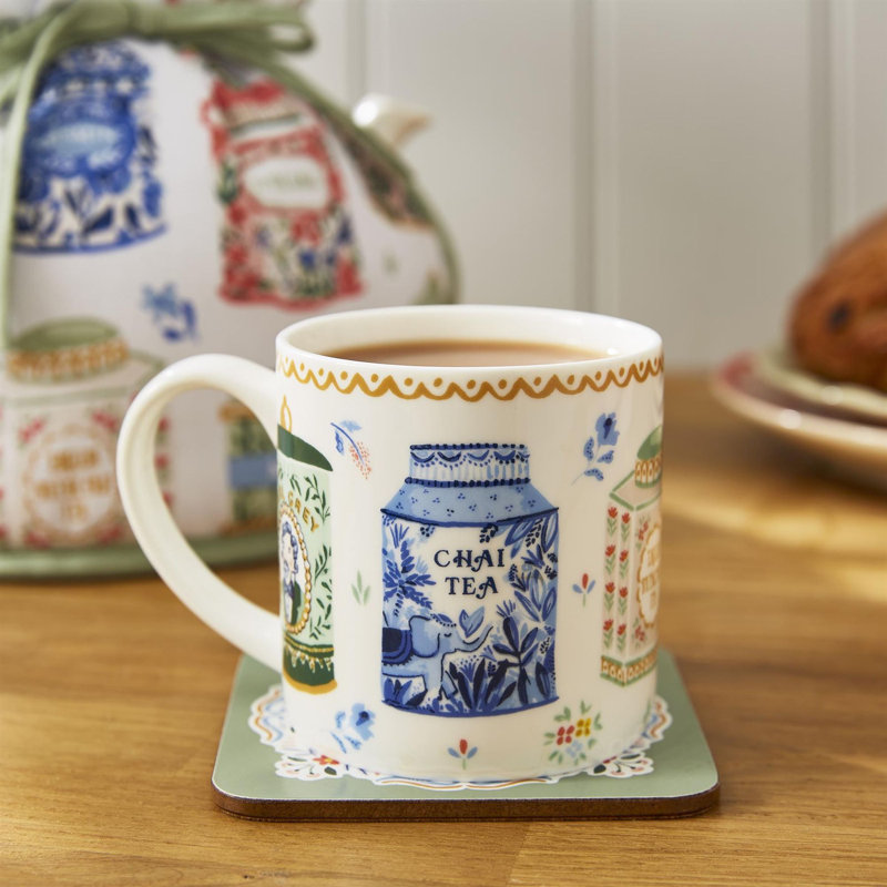 Tea Tins Bone China Coffee Mug