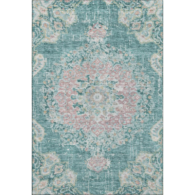 Premium Machine Washable Kelton AMF1236 Global Rug