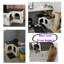Enceinte de litière en bois manufacturé Fayiz-368762361