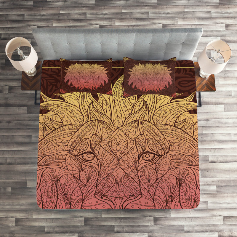 Eclectic Polyester Coverlet