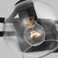 Eveline 2 Light Transparent Dimmable Vanity Light-863452997