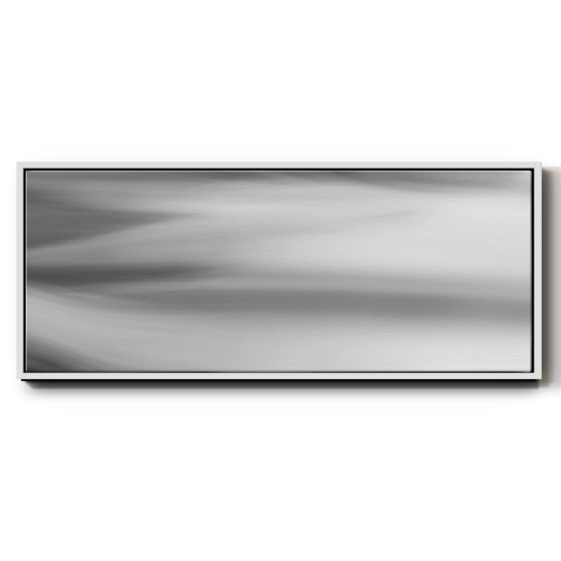 «Black & White Water Panel VII», toile encadrée, H 8 po x l 20 po