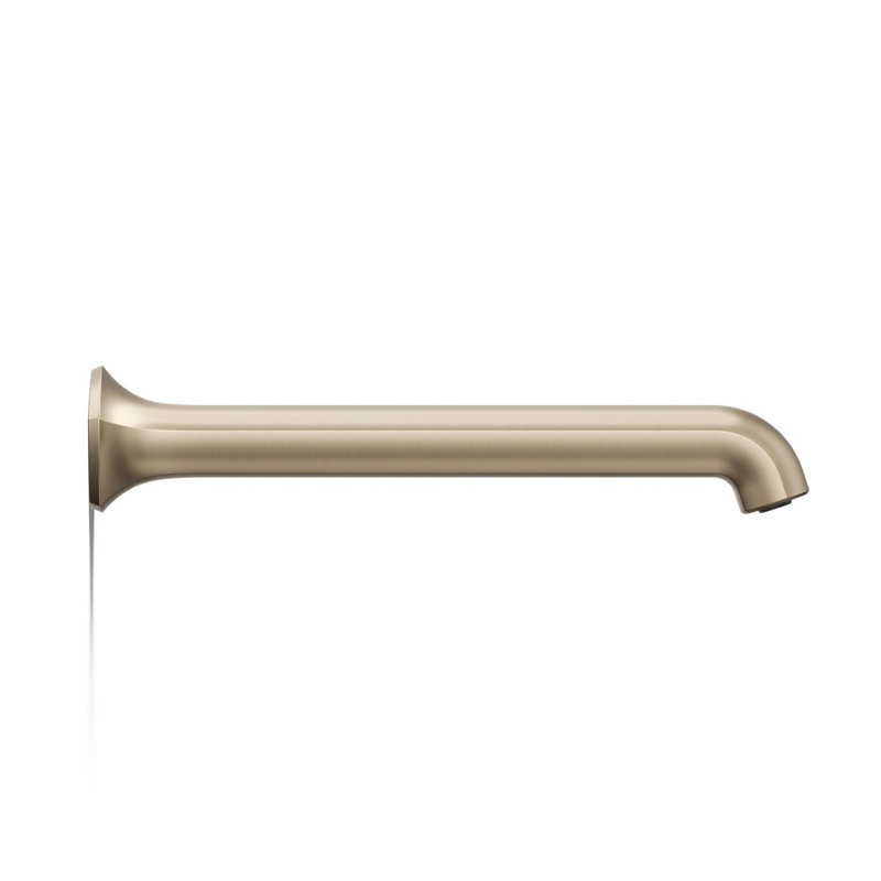 Wall-Mount 12 In. Bath Spout With Straight Design, Vibrant Brushed Bronze