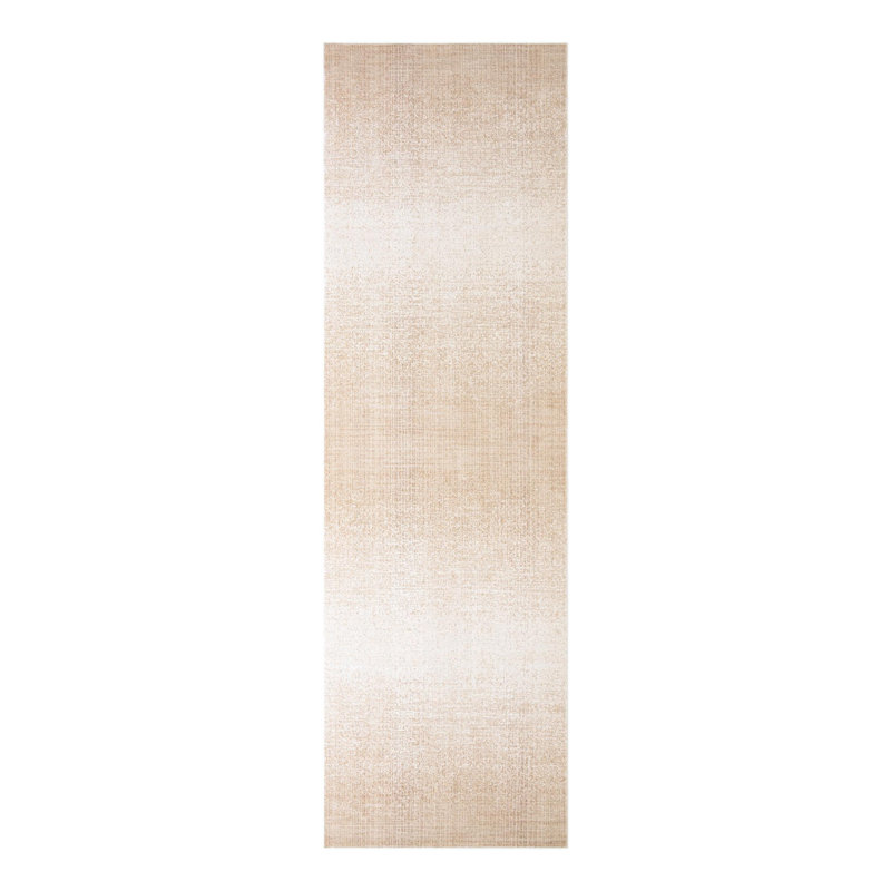 Hulsey Striped Ivory Area Rug, Runner 6'3" x 20'4"