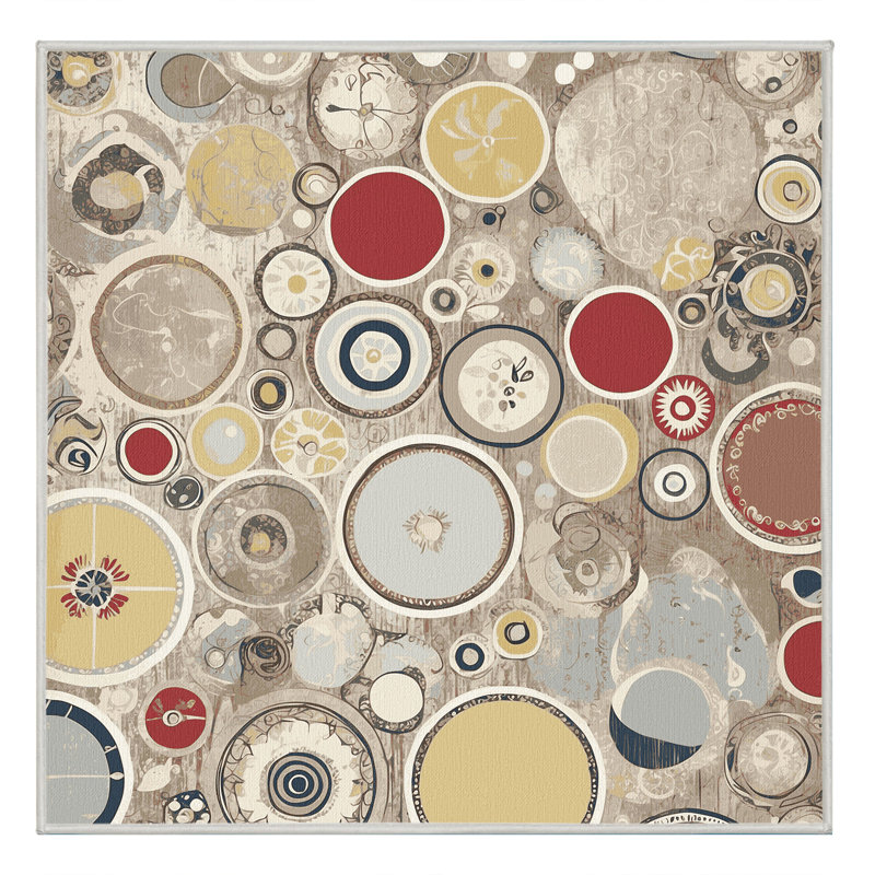 Snazzy Line Rug, Square 8'