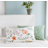 SLEEPBELLA Duvet Cover King, 600 Thread Count Cotton 3Pcs Bedding Set Yellow Flowers And Green Branches Printed On White Reversible Comforter Cover-120623269-120317447