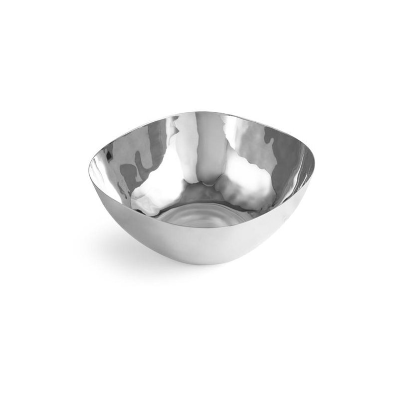 Reflective Stainless Steel Serving Bowl, 10"